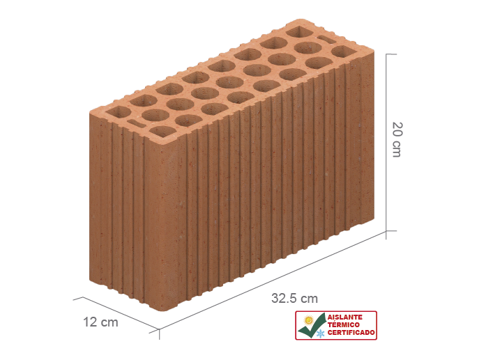 NOVACERAMIC NOVABLOCK MULTIPERFORADO 12